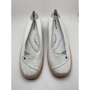 Grasshoppers Betty White Blue Nautical Wedge Flats Size 8 Comfort